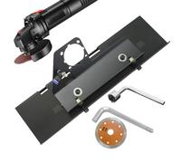 Support de meuleuse d'angle - Support réglable à 45 ° - Meuleuse d'angle - Carrelage chanfrein - Accessoires pour céramique, pierre, marmar, garage, atelier, construction pour techniciens et débutants