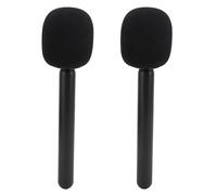 Support de Micro 2 Pièces for Mic 1/2, for Hollyland Lark M1/C1/150, for G1, for Movo, Support de Pied de Micro sans Fil Drapeau de Micro