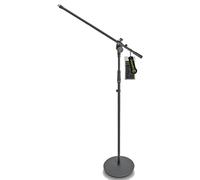 Support De Micro Avec Base Ronde Et Bras À Réglage En 2 Points - GRAVITY