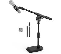 Support De Micro De Bureau Réglable Pour Blue Yeti, Base Lestée, Bras De Perche Avec Adaptateur 3/8'' Et 5/8'' Pour Tous Les Microphones, Adapté À L'Enregistrement, Au Podcast, À La Guitare.