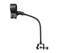 Support de micro flexible réglable de 30,5 cm - Super pince pour microphones, télescopes, séchoirs, ventilateur de poche