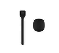 Support de micro pour microphone sans fil DJI/Rode/Hollyland Lark/Movo, avec 2 housses de micro pare-brise