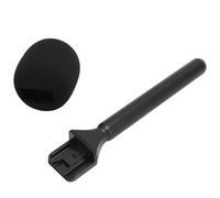 Support de Micro pour Rode Wireless GO II, Adaptateur de Poignée D'interview de Microphone avec Mousse de Pare-Brise, Support pour Micro 1 et 2 pour Rode Wireless GO II, pour