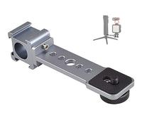 Support de microphone à triple griffe, adaptateur de support de barre d'extension pour DJI OM4 OSMO Mobile 3, Smooth 4, Hohem iSteady Mobile+, Feiyu, MOZA, DSLR, stabilisateur de cardan