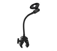 Support de microphone avec col de cygne flexible et pinces adaptateur 3/8" à 5/8" - Support stable Positionnement précis pour Blue Snowball For-SM58 SoloCast pour Razer Seiren (clip de microphone en
