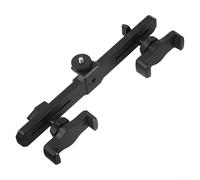 Support de microphone avec double pince de téléphone et support de tablette pour faciliter la diffusion en direct et la création de contenu (2 supports de téléphone)