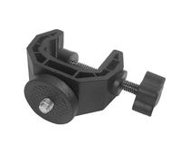 Support de microphone avec support de téléphone pour smartphones, montage à vis 6,35 mm, universel, convient pour tube de diamètre jusqu'à 25 mm, noir