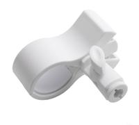 Support de microphone blanc de 32 à 60 mm avec adaptateur pour perche, karaoké, discours, événements