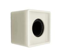 Support de microphone carré en ABS anti-choc, alignement rainuré précis, plusieurs options de couleur, support de micro ABS