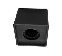 Support de microphone carré en ABS anti-choc, alignement rainuré précis, plusieurs options de couleur, support de micro ABS