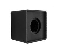 Support de microphone carré en ABS anti-choc, alignement rainuré précis, plusieurs options de couleur, base de bloc de micro