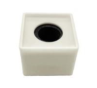 Support de microphone carré - En plastique ABS - Anti-chute - Design ergonomique - Pour enregistrer des accessoires de microphone de finition mate