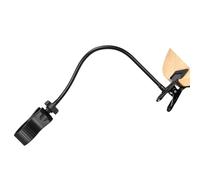 Support de microphone col de cygne avec pince flexible et réglable avec clip de microphone pour équipement de musique