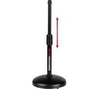 Support de microphone de bureau avec base ronde lestée et hauteur réglable (GFW-MIC-0501).[J552]