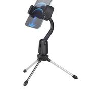 Support de microphone de bureau, réglable avec clip pour micro - Trépied de bureau portable pour spectacle, karaoké, mariage