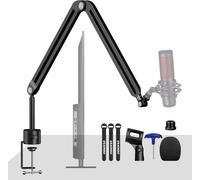 Support de microphone de bureau réglable et compact avec bras de suspension pour Blue Yeti, Blue Snowball iCE, streaming professionnel, voix of