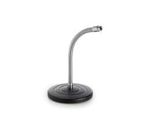 Support de microphone de table HQ-Power avec col de cygne et finition chromée