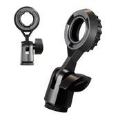 Support de microphone en métal portable, base antidérapante et résistante aux chocs | Support universel à clip | Équipement d'enregistrement en continu pour la maison, le bureau, l'école, le studio