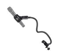 Support de microphone oscillant - Support de téléphone pour microphone - Support pour microphone ou téléphone - 12,99 pouces - En acier souple - Flexible - Col de cygne - Support de bureau pour