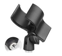 Support de microphone portable multifonction fixe pour chanson de scène Support à clip 3/8"/5/8"/1/4" Port Shock Mount Clip