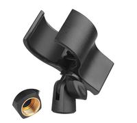 Support de microphone portable multifonction fixe pour chanson de scène Support à clip 3/8"/5/8"/1/4" Port Shock Mount Clip