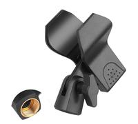Support de microphone portable multifonction fixe pour chanson de scène Support à clip 3/8"/5/8"/1/4" Port Shock Mount Clip