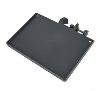 Support de microphone pour carte son - Support à clip pour trépied Live - Avec bord surélevé pour éviter de rouler des articles - Pince réglable pour tube de diamètre inférieur à 2,5 cm - Plastique