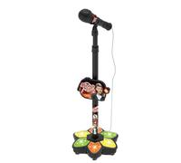 Support de microphone pour - Machine de karaoké avec LED - Microphone chanteur pour karaoké | Pour garçons et filles, salle de classe, voyage, salle de jeux, maison, fête, anniversaire, fête