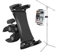 Support de microphone pour tablette,smartphone,support robuste pivotant à 360 degrés,compatible avec les tablettes de téléphone de 3,5 à 13,5 pouces,iPad Pro 12,9 11 10,5 Air Mini,Surface Galaxy