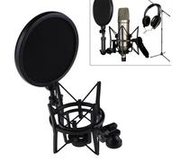 Support de Microphone professionnel, avec bouclier anti-Pop, réglage de l'écran et positionnement précis