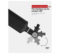 Support de microphone réglable à bras ciseaux pour microphone à condensateur USB QuadCast, suspension lourde