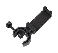 Support de microphone rotatif à 360° pour smartphones de 6 cm à 9 cm de largeur - Adaptateur trépied en plastique noir pour partitions de musique, paroles de visionnage pendant les répétitions et les