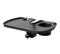 Support de microphone, support de microphone avec porte-gobelet, compartiment pour carte son, accessoires d'étagère polyvalents pour l'enregistrement, la radio, la performance et le streaming en