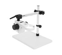 Support de microscope universel, support rotatif à 360°, réglable horizontalement et verticalement, support de mise au point robuste, diamètre intérieur 76 mm, pour binoculaires et trinoculaires