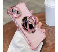 Support de miroir de maquillage magnétique anti-chute transparent, compatible avec iPhone 17/6/7/8/X/XS/XR/11/12/13/14/15/16e, Galaxy S22/23/24, A04/05/06/A07/A17/A14/A15/A16/A24/A25/A34, Note 7/8/9/1