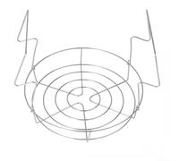 Support de mise en conserve en acier inoxydable avec panier vapeur pliable pour cuisiner et organiser dans des casseroles de cuisine