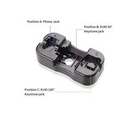 Support de Module D'Outil de Câblage Universel RJ45 Cat6/Cat5E/Rj11/12 pour Prise