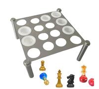 Support De Moisissure De Pièce D'échecs - De Coulée En Résine | Cadre Métallique Avec 4 Jambes Pour Moules En Silicone, Bricolage De Figurine D'outil D'artisanat Board Accessoires De Jeu De Dé