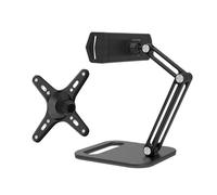 Support de Moniteur 孔距 for Moniteur, autoportant, adapté aux écrans d'ordinateur de 13 à 18 Pouces, réglable en Hauteur(2 in 1-Black S)