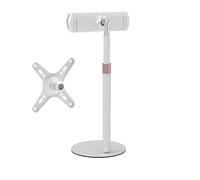 Support de Moniteur 孔距 for Moniteur, autoportant, adapté aux écrans d'ordinateur de 13 à 18 Pouces, réglable en Hauteur(2 in 1-White)