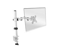 Support de Moniteur à Bras pour Ecrans jusqu'à 32" MARM1 Compatible VESA75 et VESA100 Blanc
