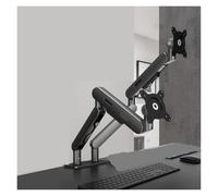 Support de Moniteur AM400, Bras robotique, écran d'affichage d'ordinateur, Base en Porte-à-Faux de Levage, Double écran(Gray)