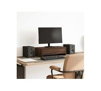 vidaXL Support de moniteur avec tiroirs chêne marron en bois d'ingénierie
