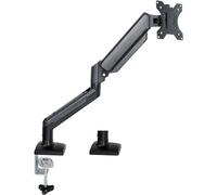 Support de moniteur avec vérin à gaz - Entièrement mobile - Bras de moniteur avec ressort à gaz - Réglable en hauteur en continu