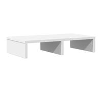 Support de moniteur blanc 50x27x10 cm bois d ingénierie