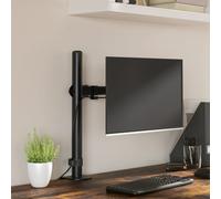 Support de Moniteur Bras Écran Ordinateur PC Bureau Noir Acier VESA vidaXL