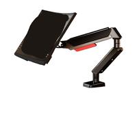 Support de Moniteur, Bras mécanique adapté au Levage d'ordinateur Lingshen, écran Portable en Porte-à-Faux, Support de Trou X1(Black)