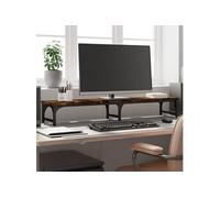 Support de moniteur chêne fumé 105x23x15,5 cm bois d'ingénierie 834012