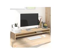 vidaXL Support de Moniteur Support d'Ecran Support d'Ordinateur Réhausseur d'Ecran Bureau Maison Intérieur Chêne Sonoma 800336