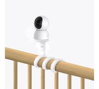 Support de moniteur de bébé,support de moniteur de bébé universel pour berceau,support de moniteur de bébé flexible,compatible avec toutes les caméras de bébé 1/4 à trois trous,sans outils ni
